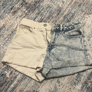 PacSun Two-Tone Denim Women Shorts